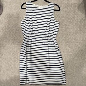 J crew stripped dress